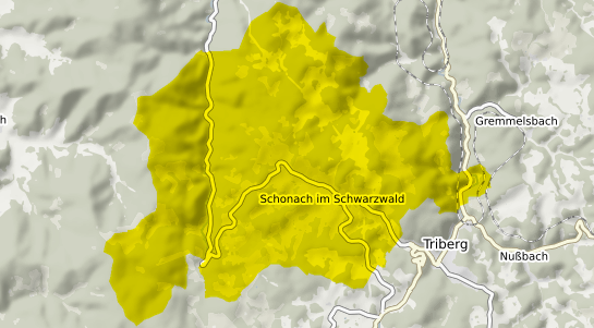Immobilienpreisekarte Schonach im Schwarzwald